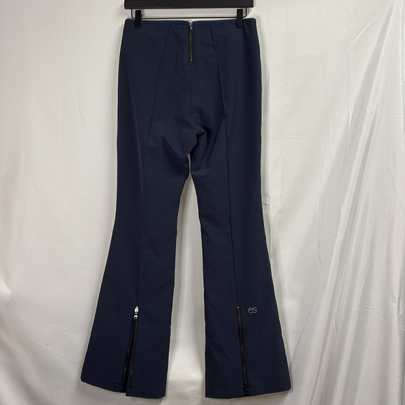 ERIN SNOW Bootcut Ripstop Luxury Ski Pant Navy Blue Size 6 - Picture 3 of 8